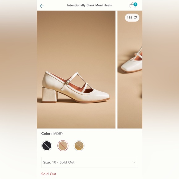 Intentionally Blank Moni Heels - Picture 3 of 3